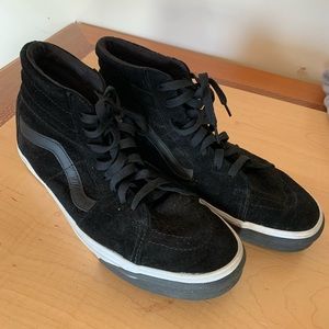 Black Vans Hightop Sneakers